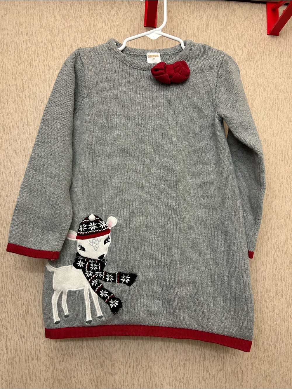 Gymboree 100% Cotton Winter Sweater Dress - Size 5T